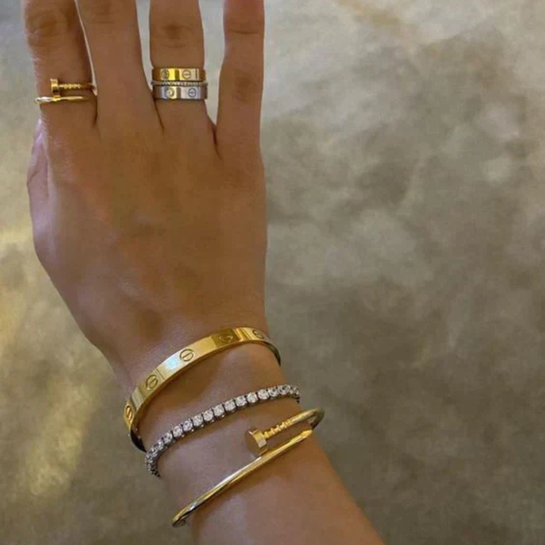 NAIL Elegant Bracelet | Gold