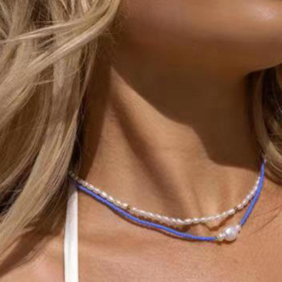 BALI | Golden Pearl Necklace