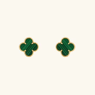 CLOVER | Red Earrings