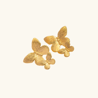 BUTTERFLY Earrings | Gold