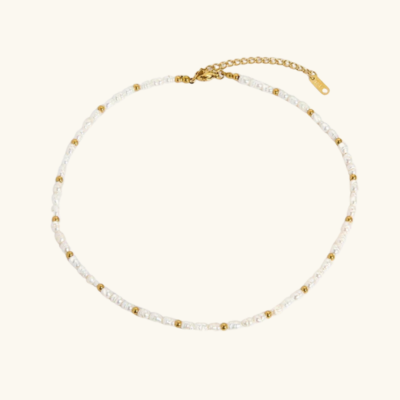 BALI | Golden Pearl Necklace