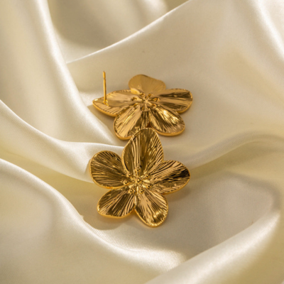 FLOWER Earrings | Gold