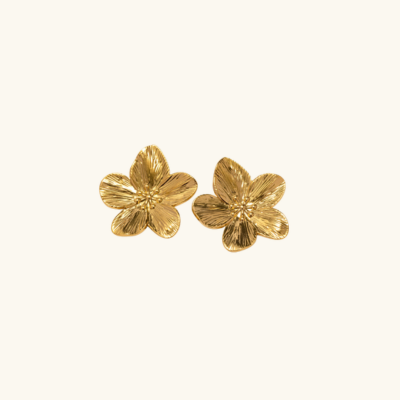 FLOWER Earrings | Gold