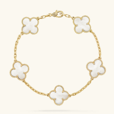 CLOVER Bracelet | White