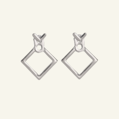 DIAMOND Earrings | Silver