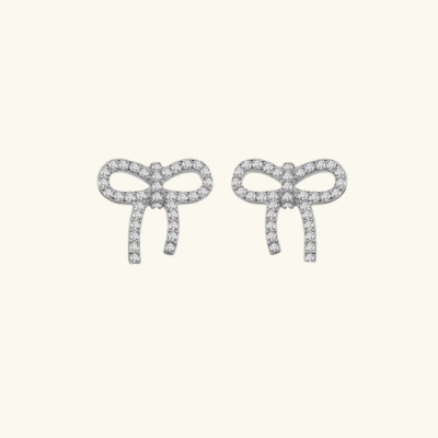 TIA Loop Earrings | Silver