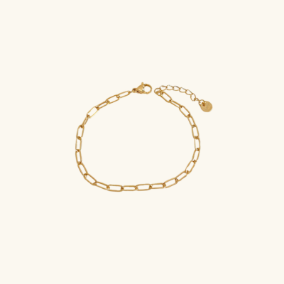 MAUI Paperclip Bracelet | Gold