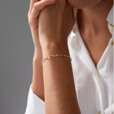 MAUI Paperclip Bracelet | Gold