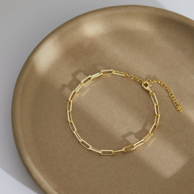 MAUI Paperclip Bracelet | Gold