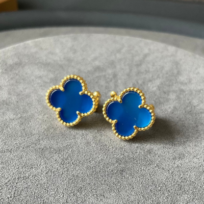 CLOVER | Blue Earrings