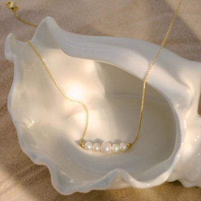 KONA Pearl Necklace | Gold