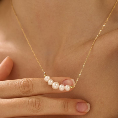 KONA Pearl Necklace | Gold