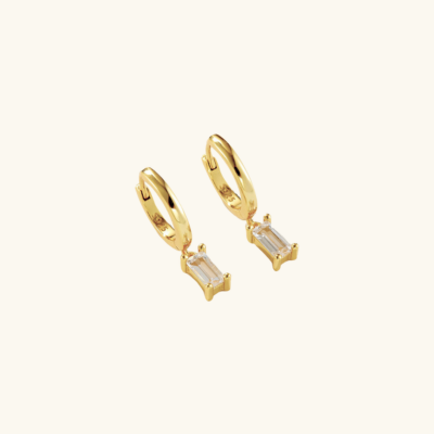 HARLEY Diamond Earrings | Gold