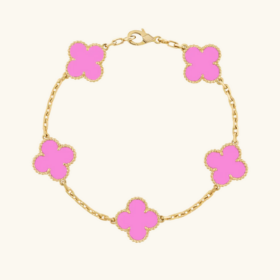 CLOVER Bracelet | Pink