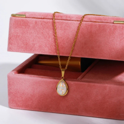 OCEAN Drops Necklace | Gold