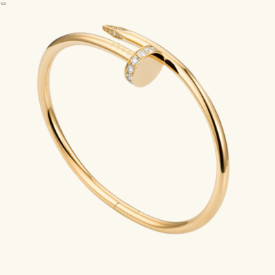 NAIL Elegant Bracelet with Zircon | Rose Gold