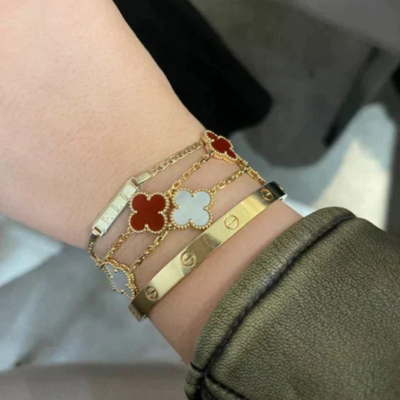 CLOVER Bracelet | Red