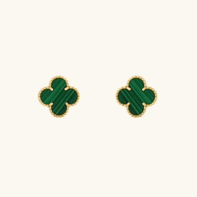 CLOVER | Green Earrings