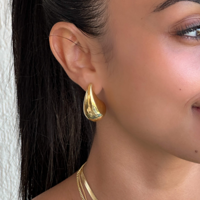 MIA Waterdrop Earrings | Gold