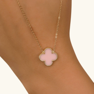 CLOVER | Pink Necklace