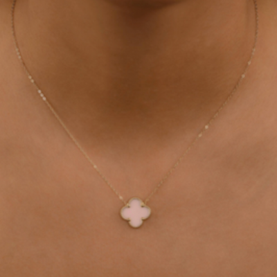 CLOVER | Pink Necklace