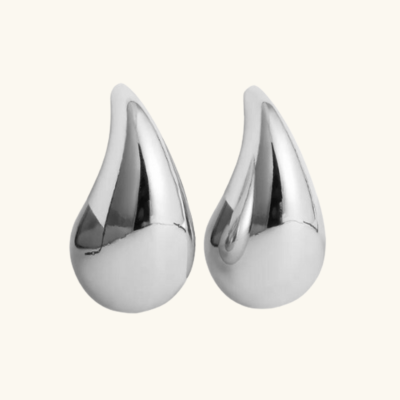 ELLA Waterdrop Earrings | Silver