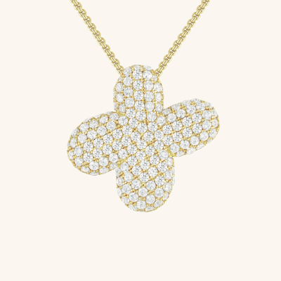 BUBBLE | Initial Diamond Necklace