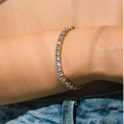 TENNIS Elegant Bracelet | Rose Gold