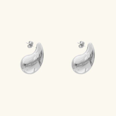 ELLA Waterdrop Earrings | Silver