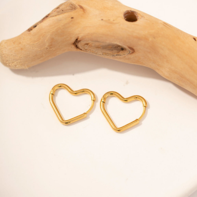 HEARTEN Earrings | Gold