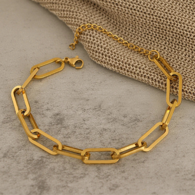 PAPERCLIP Bracelet | Gold