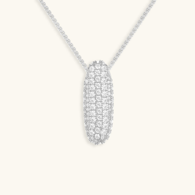 BUBBLE | Initial Diamond Necklace