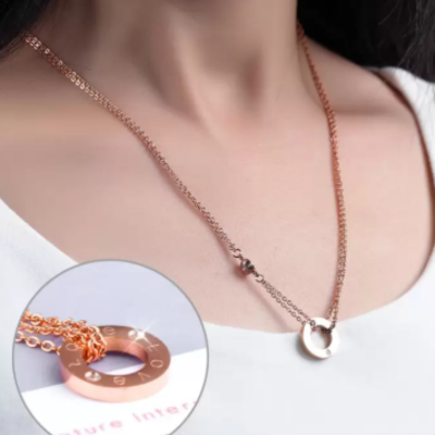 AVA Necklace | Rose Gold