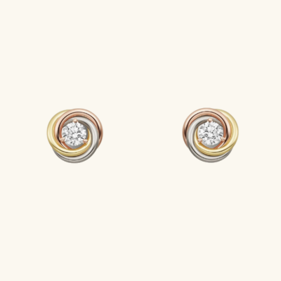 TRINITY Earrings | Gold