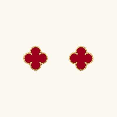 CLOVER | Red Earrings