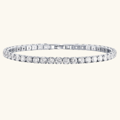 TENNIS Elegant Bracelet | Silver