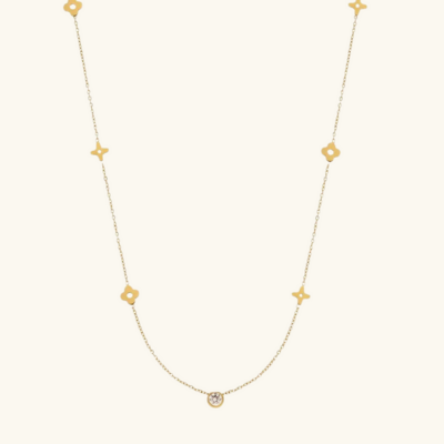 CARRIE Clover Necklace | Gold