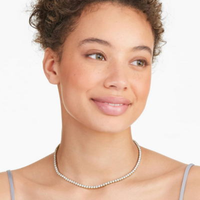 ABBY Classic Tennis Necklace | Gold