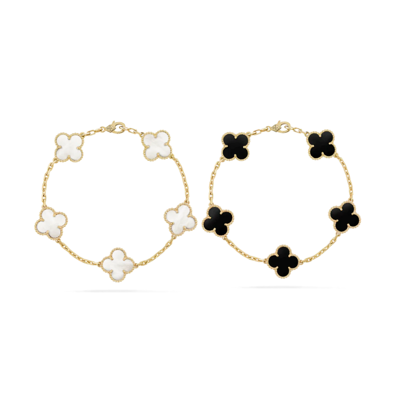 FORTUNE CLOVER COUPLE SET | BLACK + WHITE